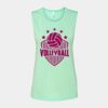 Bella + Canvas - Women's Flowy Scoop Muscle Tank - 8803 Thumbnail