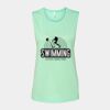 Bella + Canvas - Women's Flowy Scoop Muscle Tank - 8803 Thumbnail