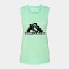 Bella + Canvas - Women's Flowy Scoop Muscle Tank - 8803 Thumbnail