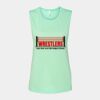 Bella + Canvas - Women's Flowy Scoop Muscle Tank - 8803 Thumbnail