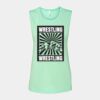 Bella + Canvas - Women's Flowy Scoop Muscle Tank - 8803 Thumbnail