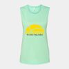 Bella + Canvas - Women's Flowy Scoop Muscle Tank - 8803 Thumbnail