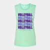 Bella + Canvas - Women's Flowy Scoop Muscle Tank - 8803 Thumbnail