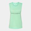 Bella + Canvas - Women's Flowy Scoop Muscle Tank - 8803 Thumbnail