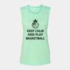 Bella + Canvas - Women's Flowy Scoop Muscle Tank - 8803 Thumbnail