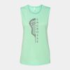 Bella + Canvas - Women's Flowy Scoop Muscle Tank - 8803 Thumbnail