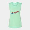Bella + Canvas - Women's Flowy Scoop Muscle Tank - 8803 Thumbnail