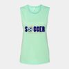 Bella + Canvas - Women's Flowy Scoop Muscle Tank - 8803 Thumbnail