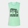 Bella + Canvas - Women's Flowy Scoop Muscle Tank - 8803 Thumbnail