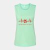 Bella + Canvas - Women's Flowy Scoop Muscle Tank - 8803 Thumbnail