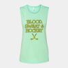 Bella + Canvas - Women's Flowy Scoop Muscle Tank - 8803 Thumbnail