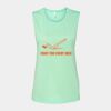Bella + Canvas - Women's Flowy Scoop Muscle Tank - 8803 Thumbnail