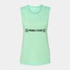 Bella + Canvas - Women's Flowy Scoop Muscle Tank - 8803 Thumbnail