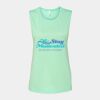 Bella + Canvas - Women's Flowy Scoop Muscle Tank - 8803 Thumbnail