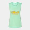 Bella + Canvas - Women's Flowy Scoop Muscle Tank - 8803 Thumbnail