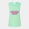 Bella + Canvas - Women's Flowy Scoop Muscle Tank - 8803 Thumbnail