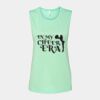 Bella + Canvas - Women's Flowy Scoop Muscle Tank - 8803 Thumbnail